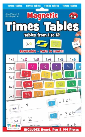 Magnetic Times Tables