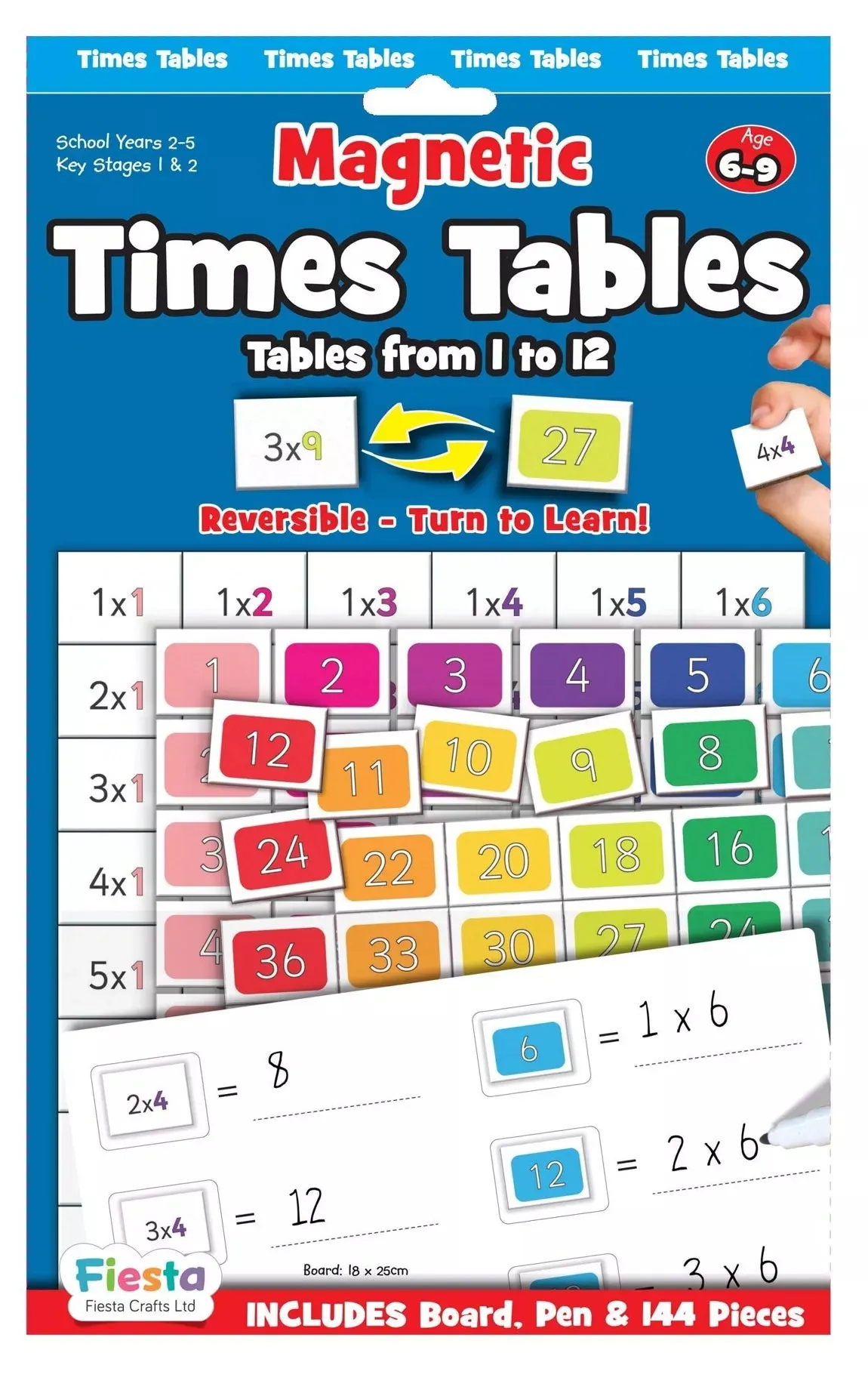 Magnetic Times Tables