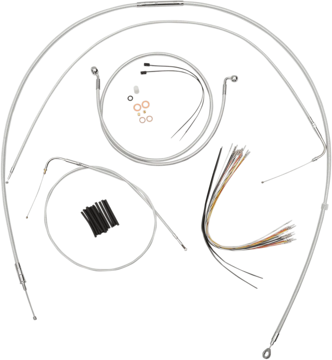 Magnum 387863 Sterling Chromite II Handlebar Installation Kit for 18-20in. Ape