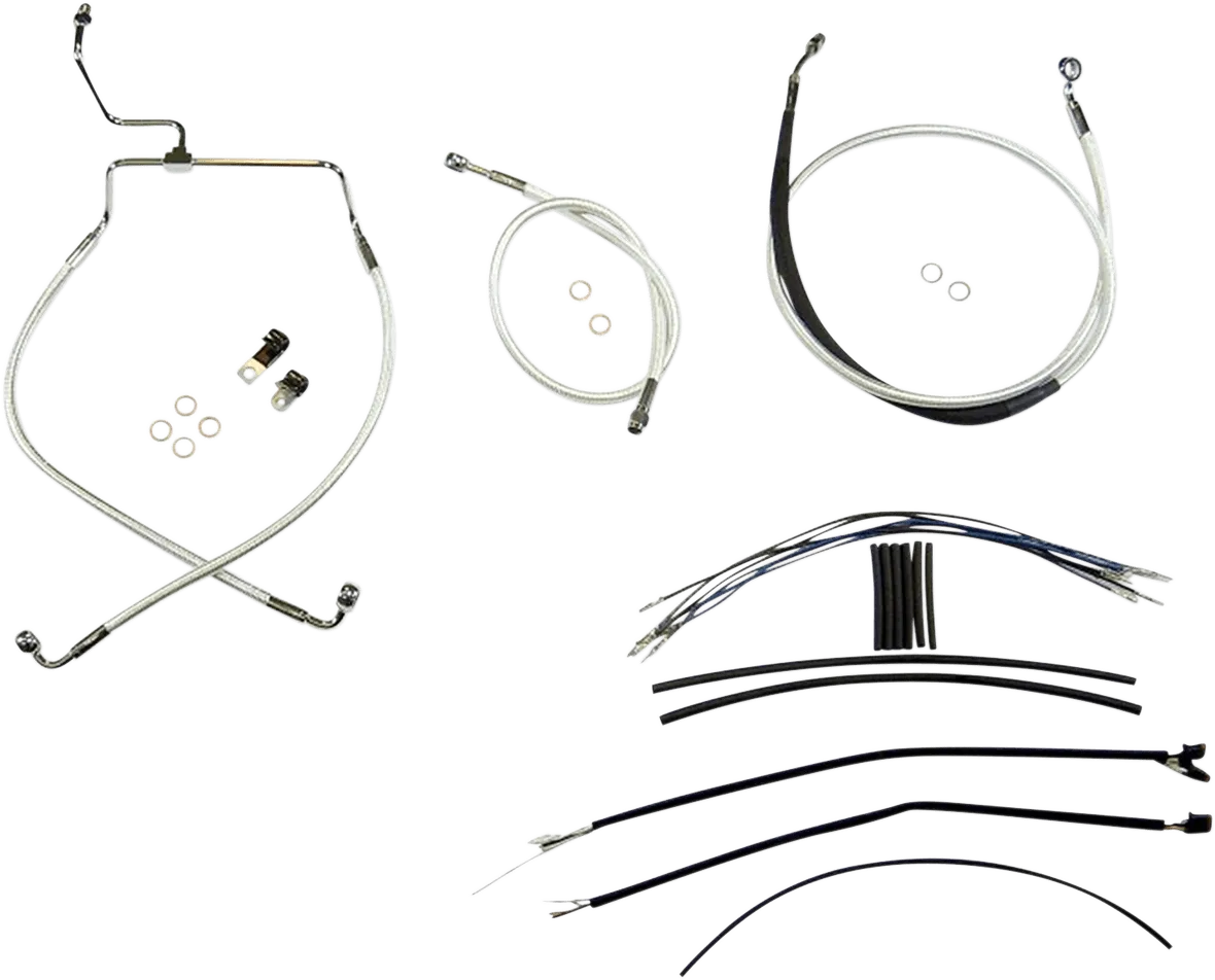 Magnum 387863 Sterling Chromite II Handlebar Installation Kit for 18-20in. Ape