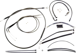Magnum 487182 Black Pearl Handlebar Installation Kit for 15-17in. Ape