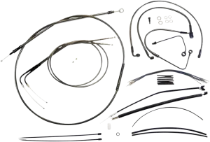 Magnum 487581 Black Pearl Handlebar Installation Kit for 12-14in. Ape