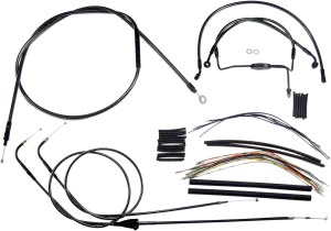 Magnum 487923 Black Pearl Handlebar Installation Kit for 18-20in. Ape