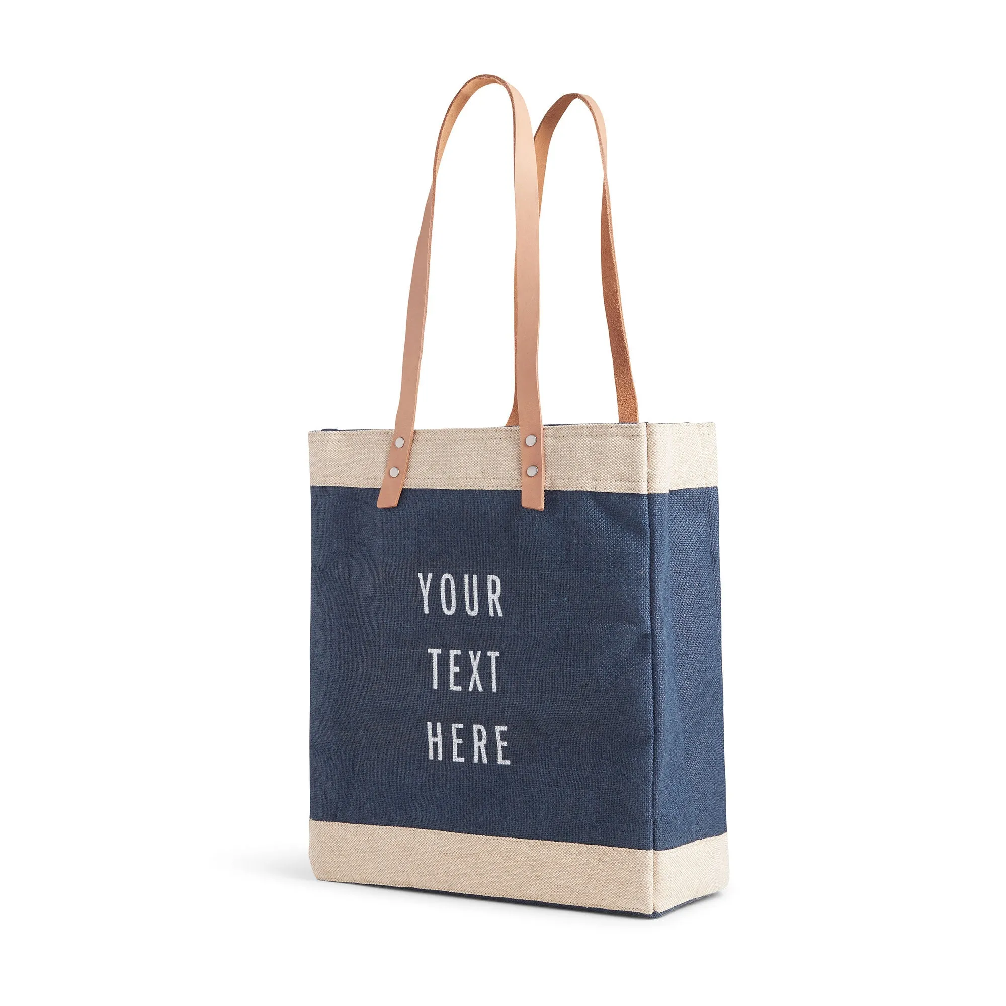Market Tote in Navy (034NV) | Estimated Delivery: June 2025