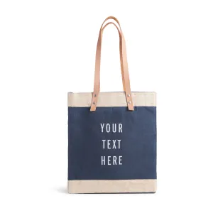 Market Tote in Navy (034NV) | Estimated Delivery: June 2025