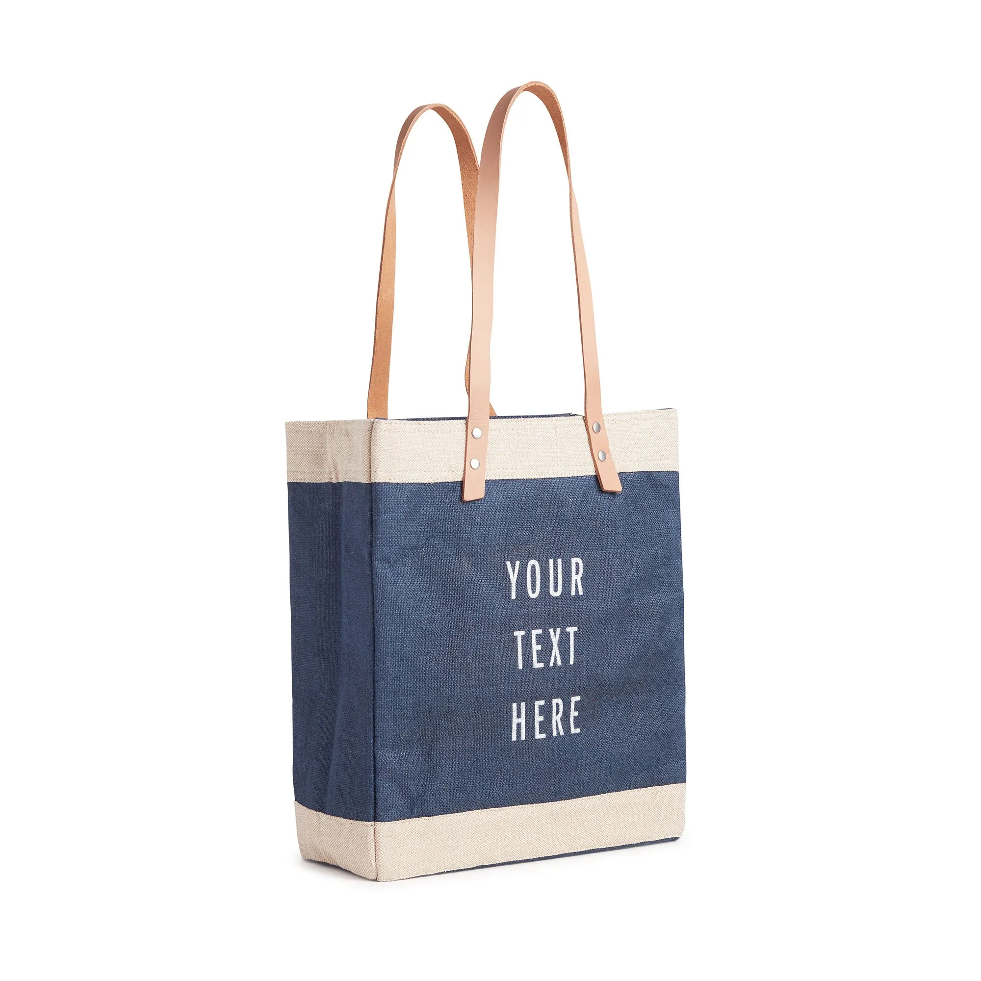Market Tote in Navy (034NV) | Estimated Delivery: June 2025
