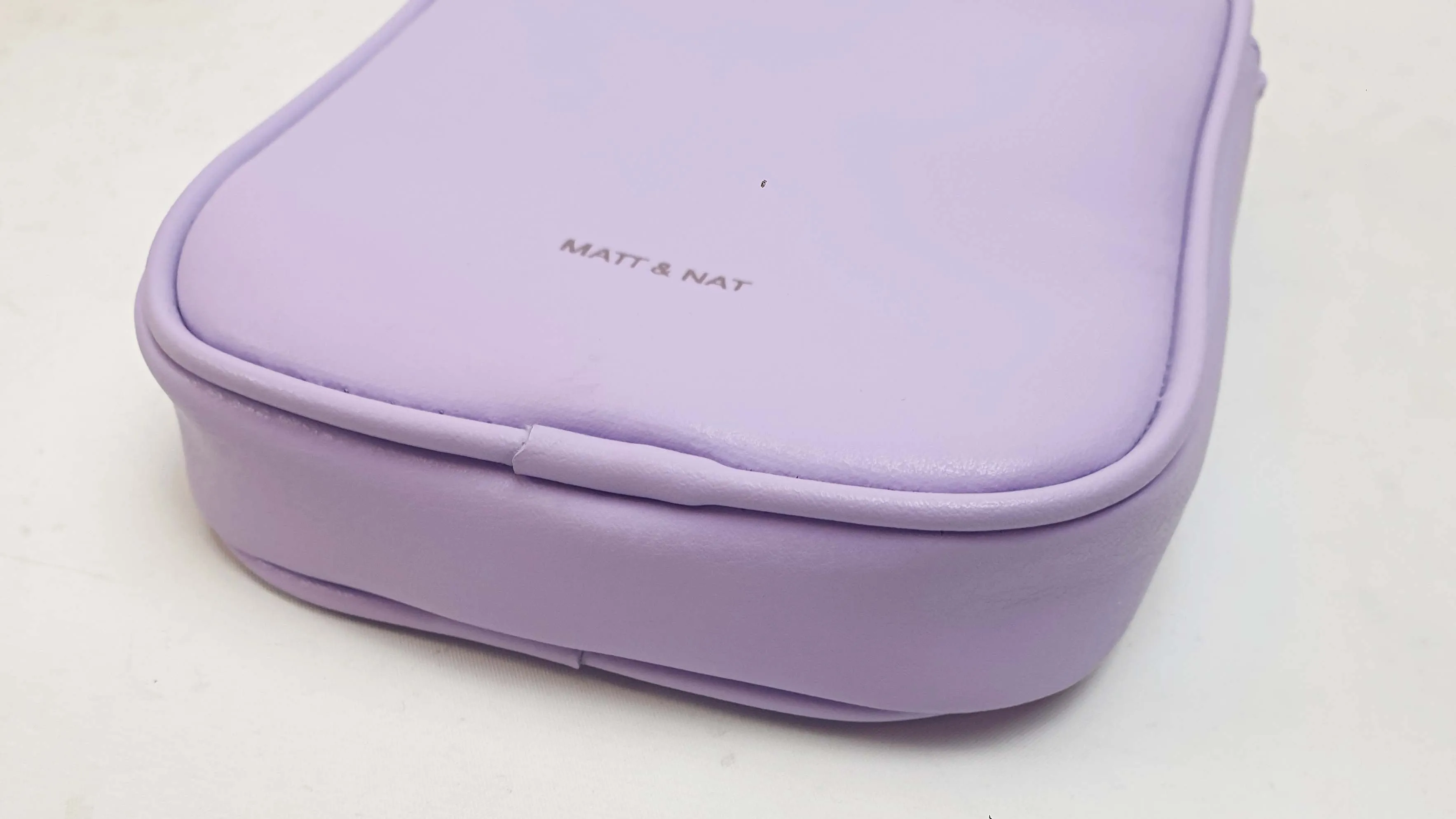 Matt & Nat purple vegan leather mini bag