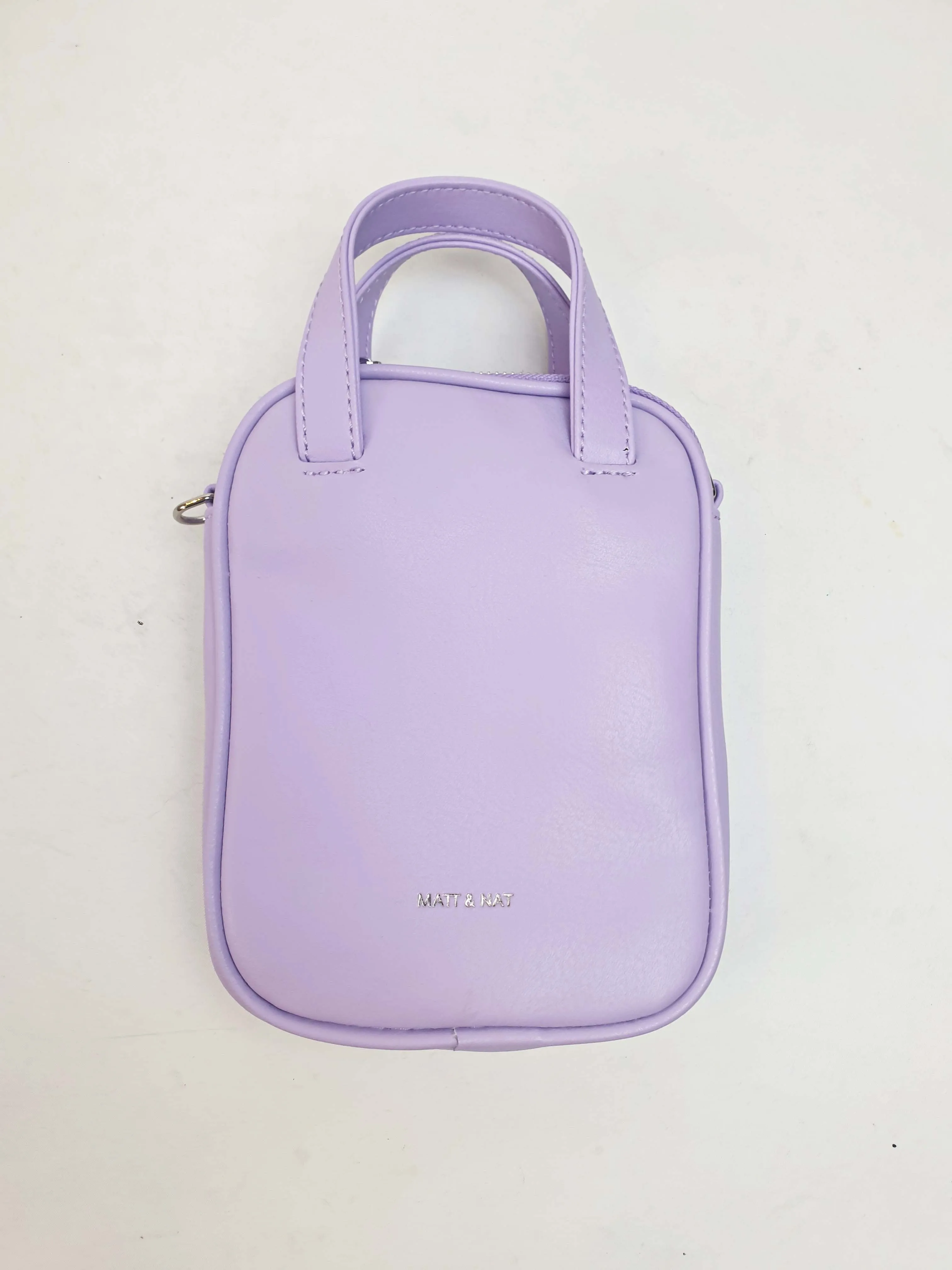 Matt & Nat purple vegan leather mini bag