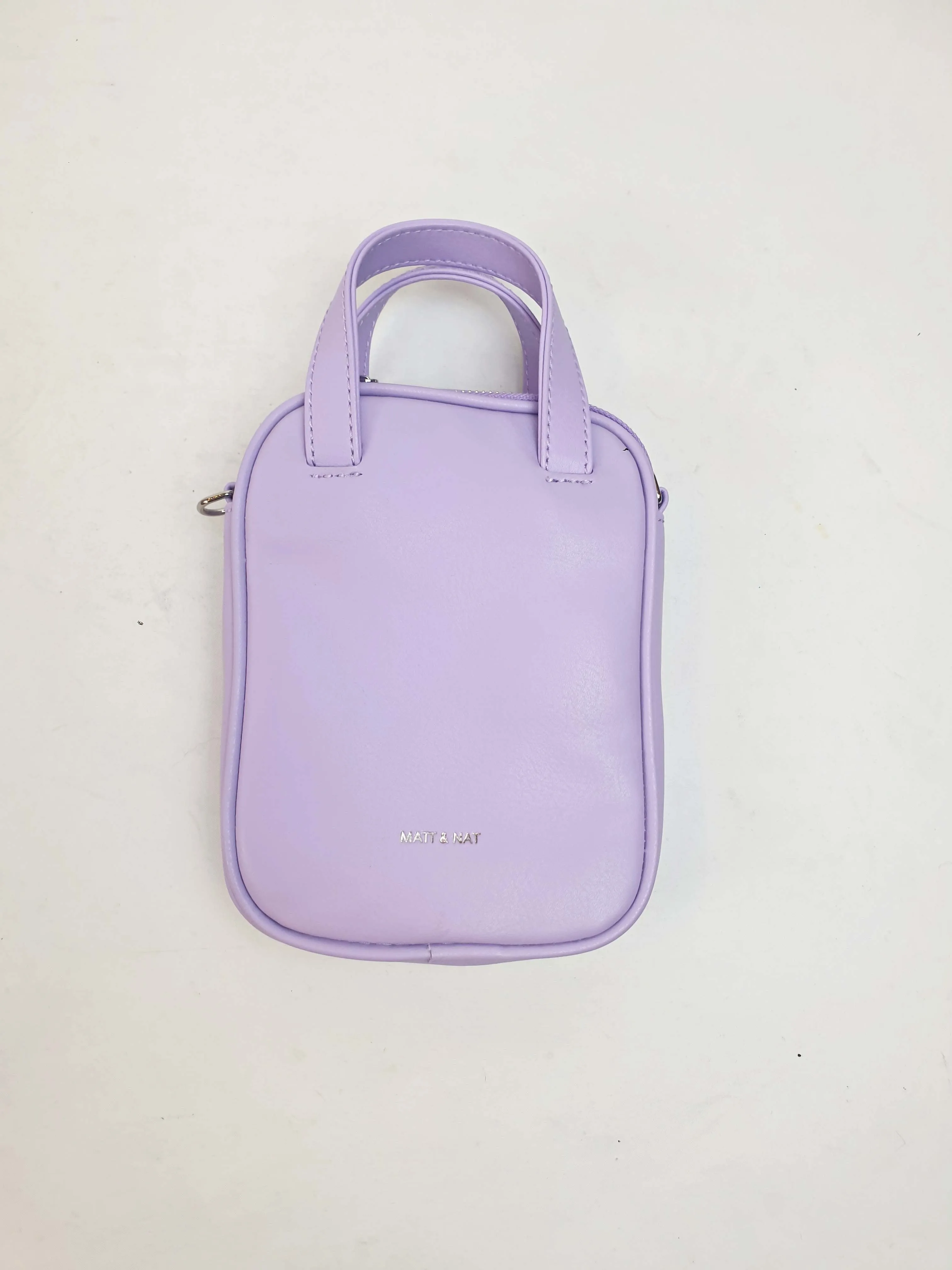 Matt & Nat purple vegan leather mini bag