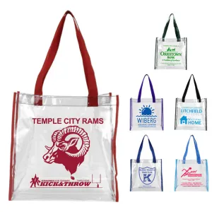 Matterhorn Clear Vinyl Stadium Compliant Tote Bag