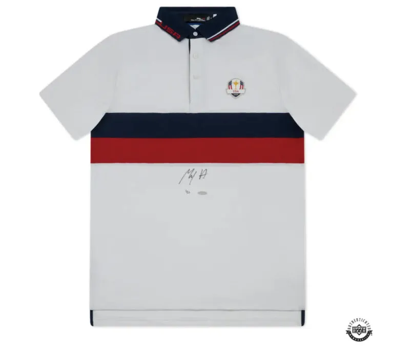 Max Homa Autographed Ralph Lauren 2023 Ryder Cup USA Saturday Polo UDA LE 23
