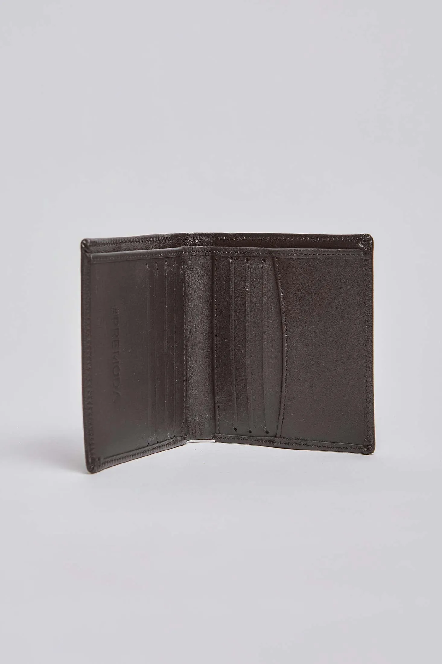 Men Wallet Genuine Leather Black
