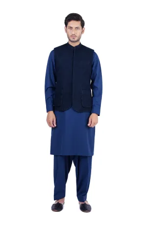 MenS Denim Wash Below Waistcoat