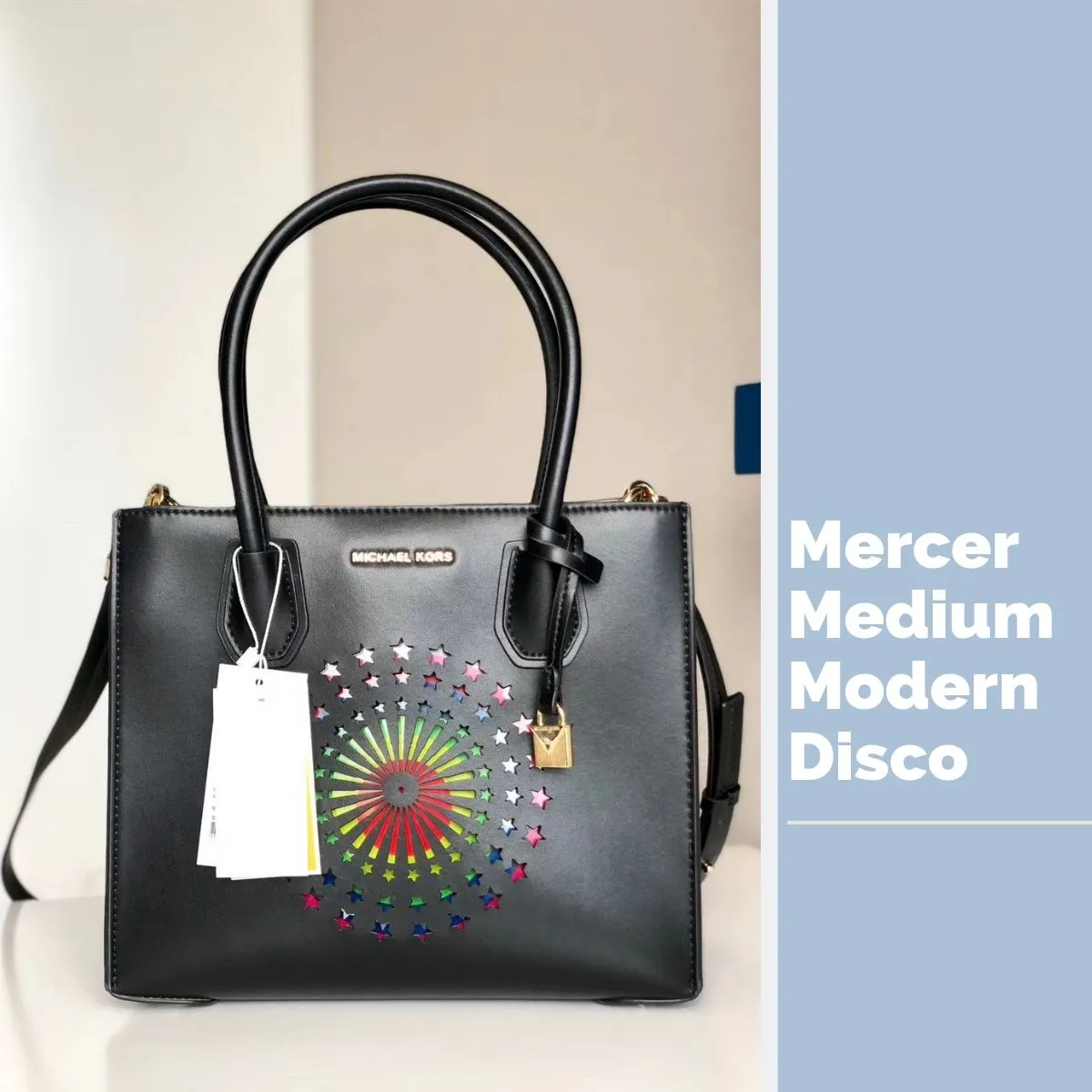 Mercer Medium Modern Disco Leather Crossbody Bag