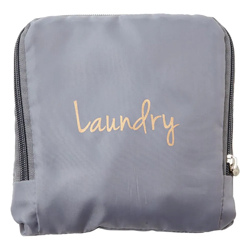 Miamica Laundry Bag, Grey/Gold