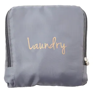 Miamica Laundry Bag, Grey/Gold