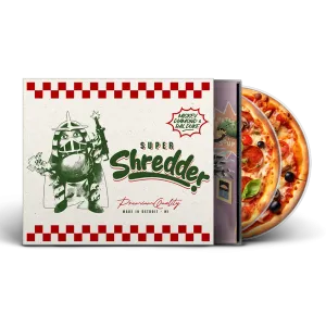 Mickey Diamond x Ral Duke - Super Shredder (Double CD With Pizza Box O-Card) (Instrumentals Included) (Glass Mastered CD) (3 PER PERSON LIMIT)
