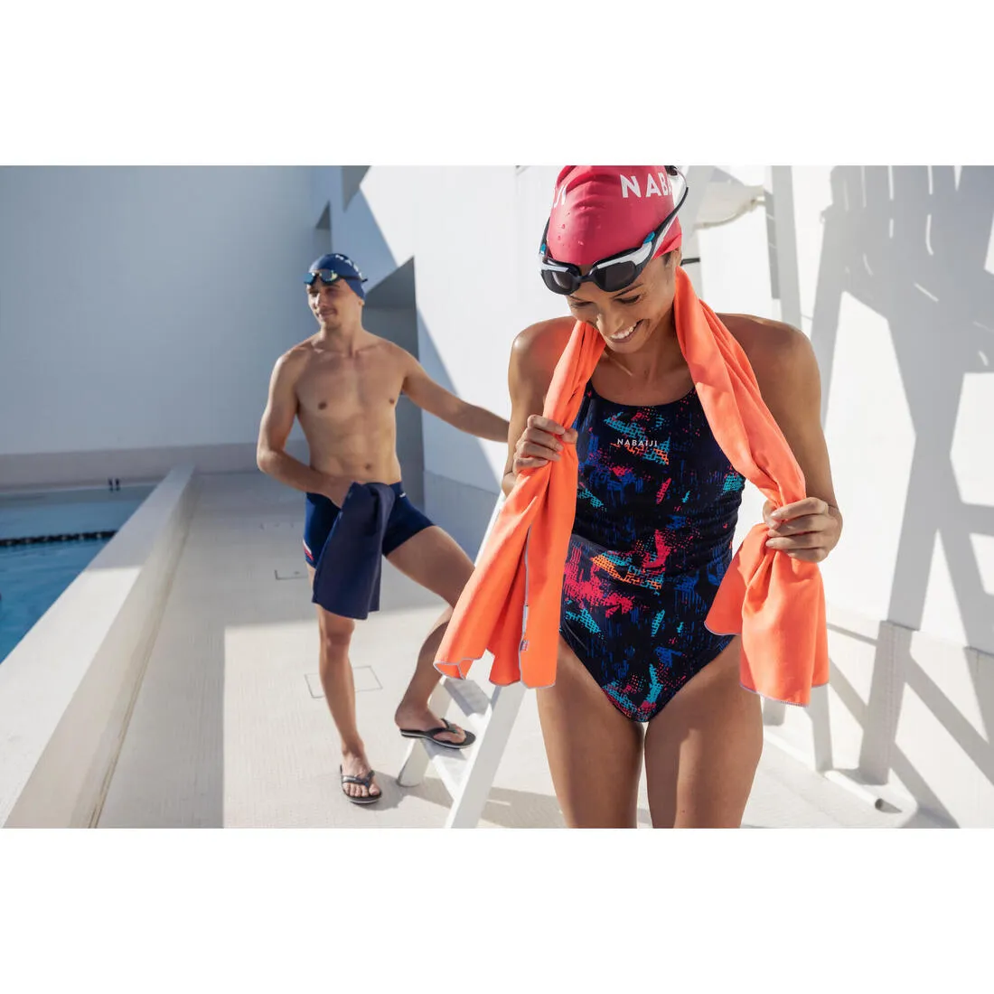 Microfibre Swimming Towel Size XL 110 x 175 cm