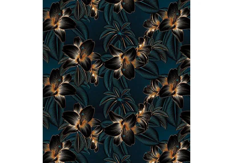 Midnight Blooms Sports Bag