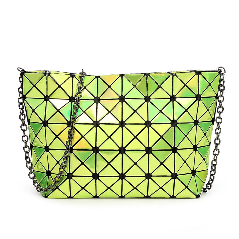 Miffy Personality Laser Folding Geometry Bag Shoulder Small Bag