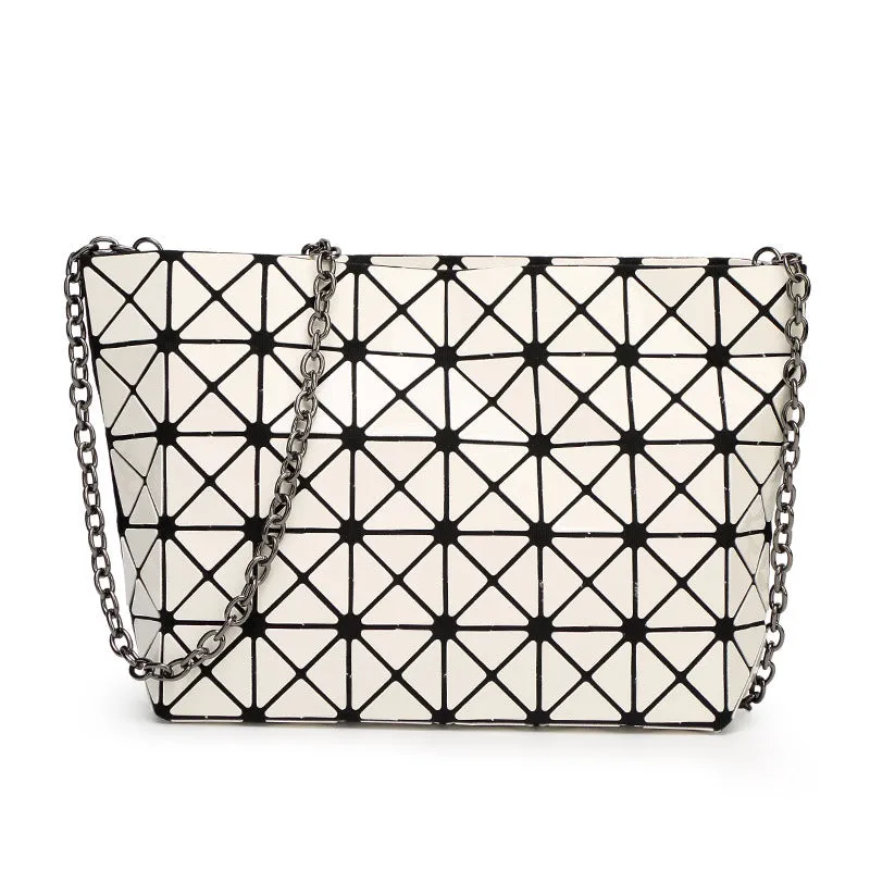 Miffy Personality Laser Folding Geometry Bag Shoulder Small Bag