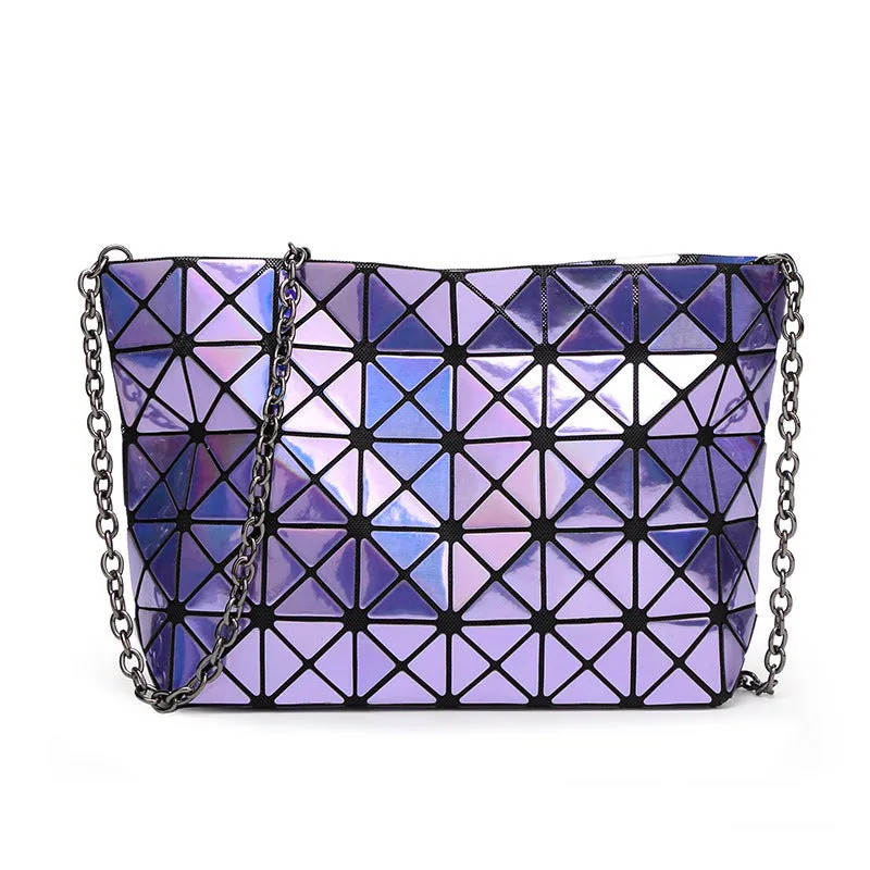 Miffy Personality Laser Folding Geometry Bag Shoulder Small Bag