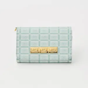 Mint Chocolate Leather Short Wallet【Japan Jewelry】