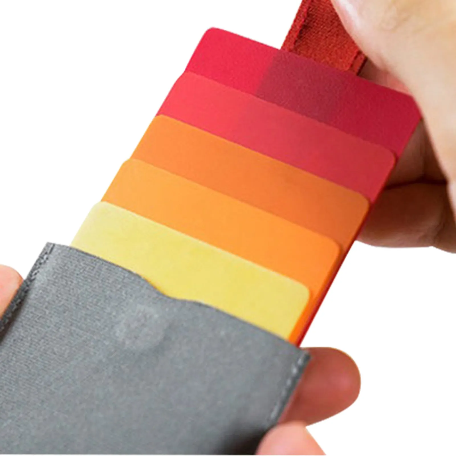 MIS_338 Kibeland Pull-Out Design Colorful Slim Card Wallet Card Holder for 5 cards