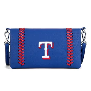 MLB-TX106  MLB MLB Texas Rangers Team Bi-Fold Clutch/Crossbody