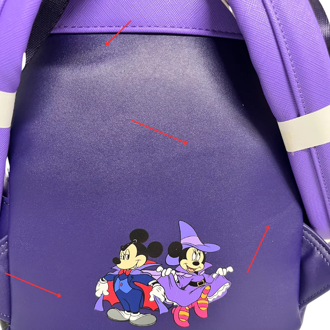Modern Pinup Exclusive Loungefly Disney Mickey Halloween Mini Backpack DEFECTIVE #191
