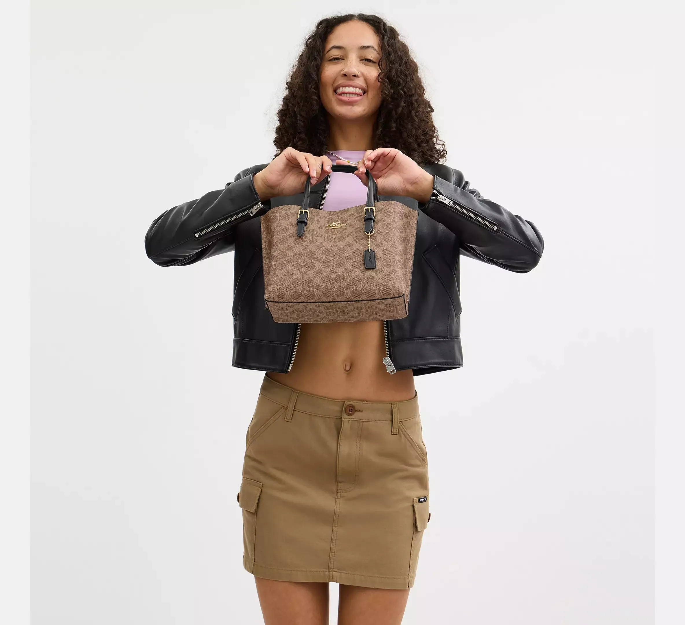 Mollie Tote Bag 25 In Signature Canvas