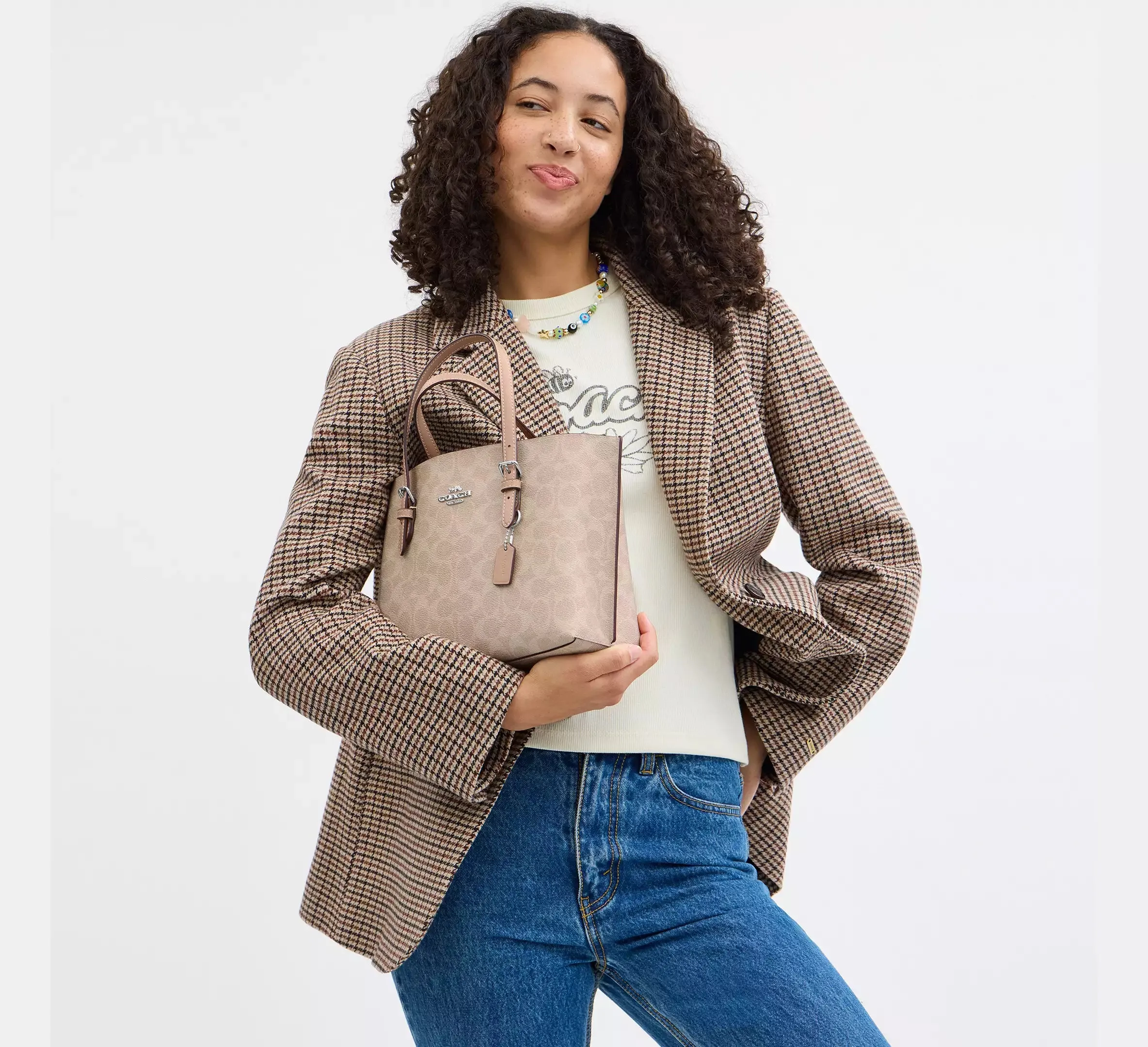 Mollie Tote Bag 25 In Signature Canvas