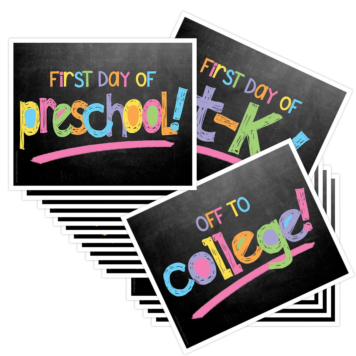 Mom Must-Have School Keepsake Kit | Class Keeper®   Photo Prop Deck   School Stickers