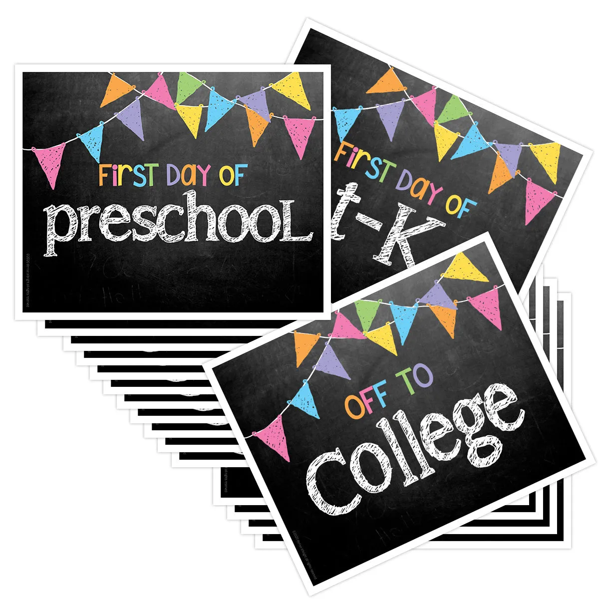 Mom Must-Have School Keepsake Kit | Class Keeper®   Photo Prop Deck   School Stickers