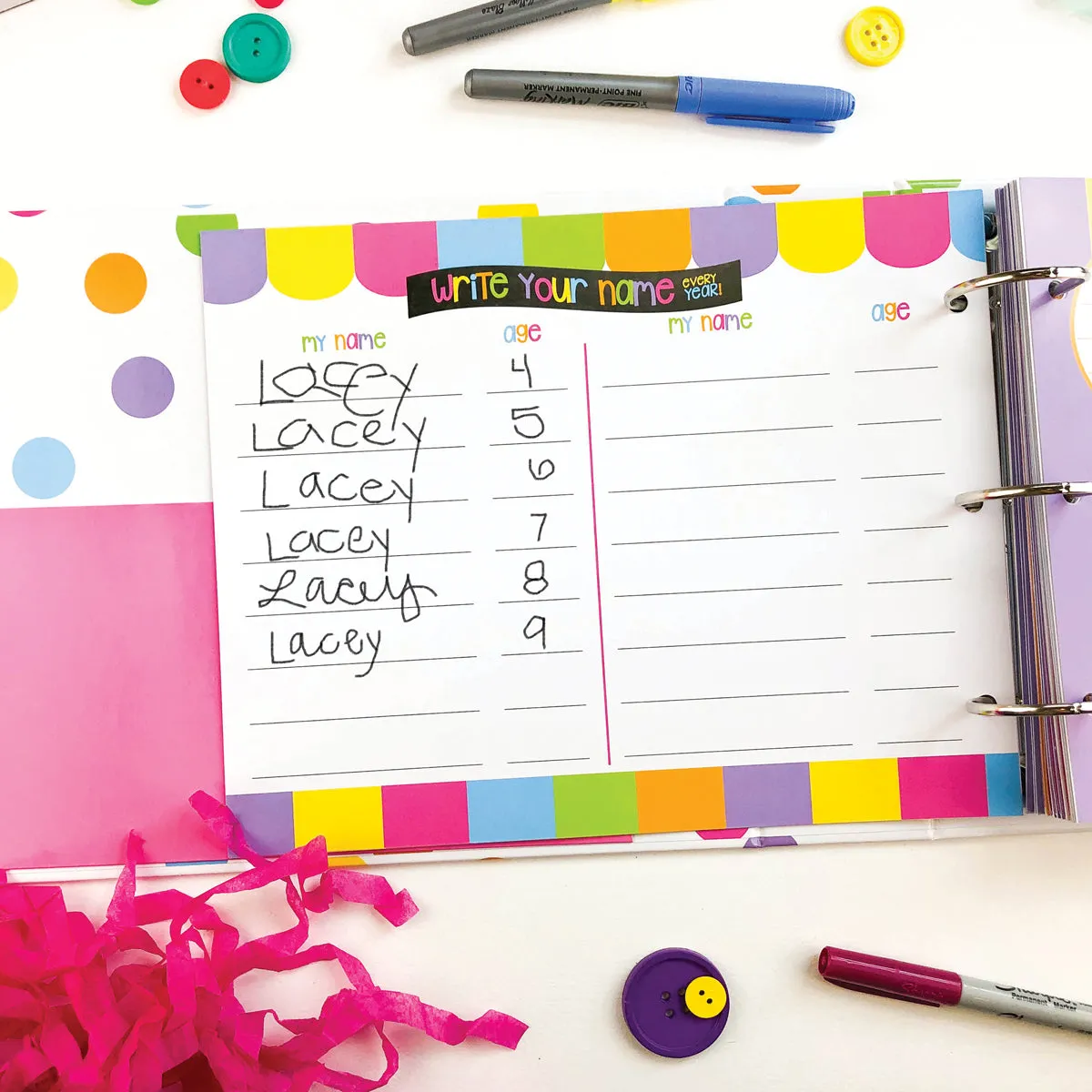 Mom Must-Have School Keepsake Kit | Class Keeper®   Photo Prop Deck   School Stickers