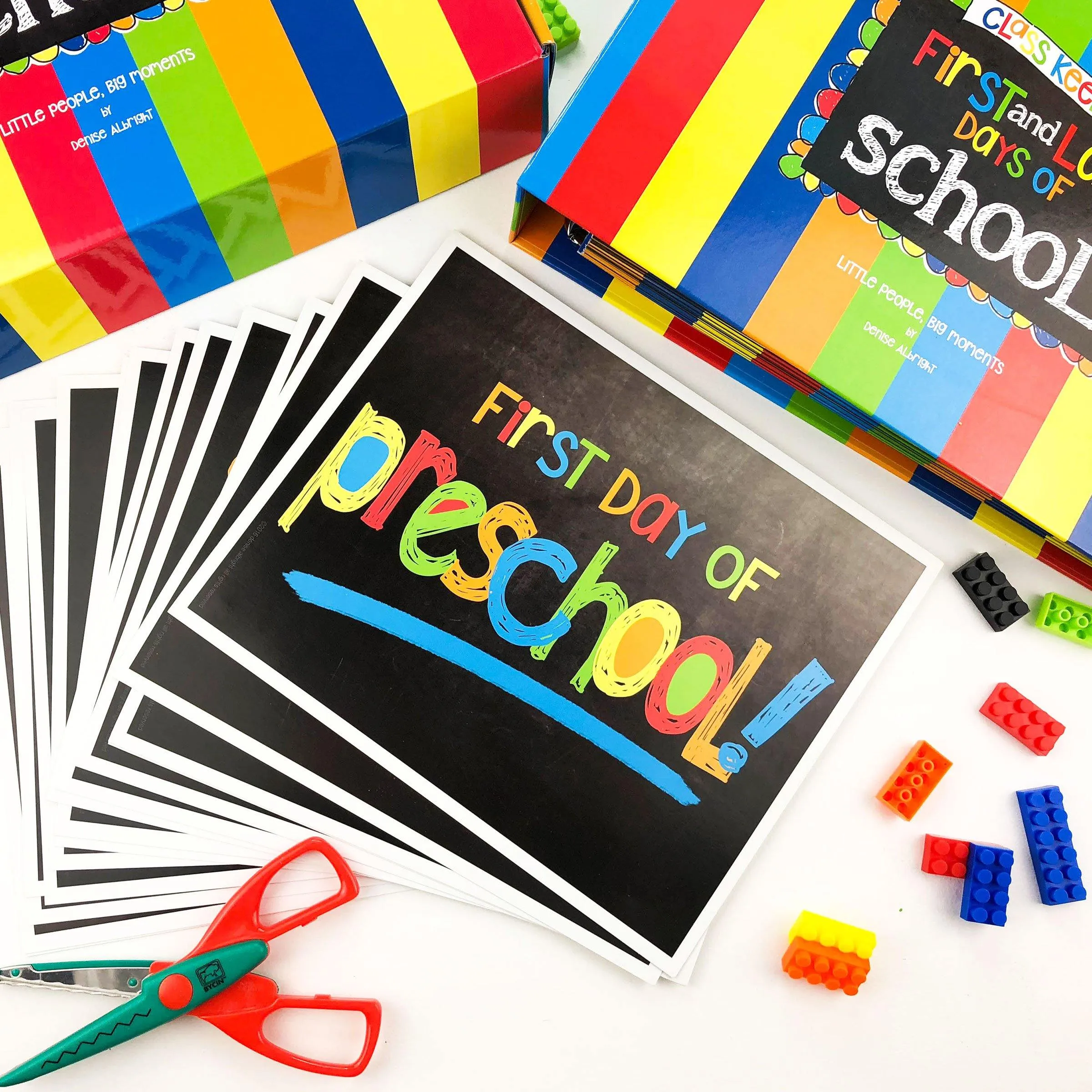 Mom Must-Have School Keepsake Kit | Class Keeper®   Photo Prop Deck   School Stickers