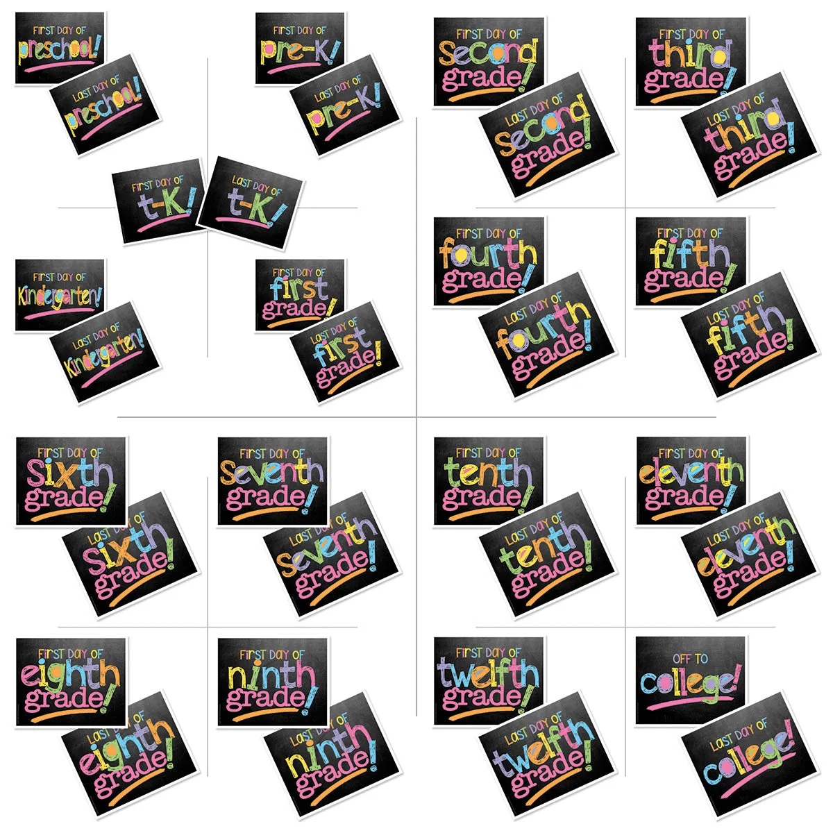 Mom Must-Have School Keepsake Kit | Class Keeper®   Photo Prop Deck   School Stickers