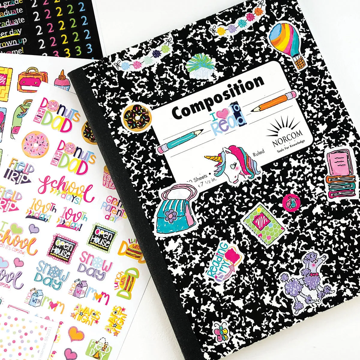 Mom Must-Have School Keepsake Kit | Class Keeper®   Photo Prop Deck   School Stickers