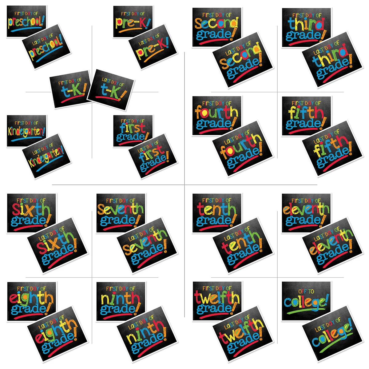 Mom Must-Have School Keepsake Kit | Class Keeper®   Photo Prop Deck   School Stickers