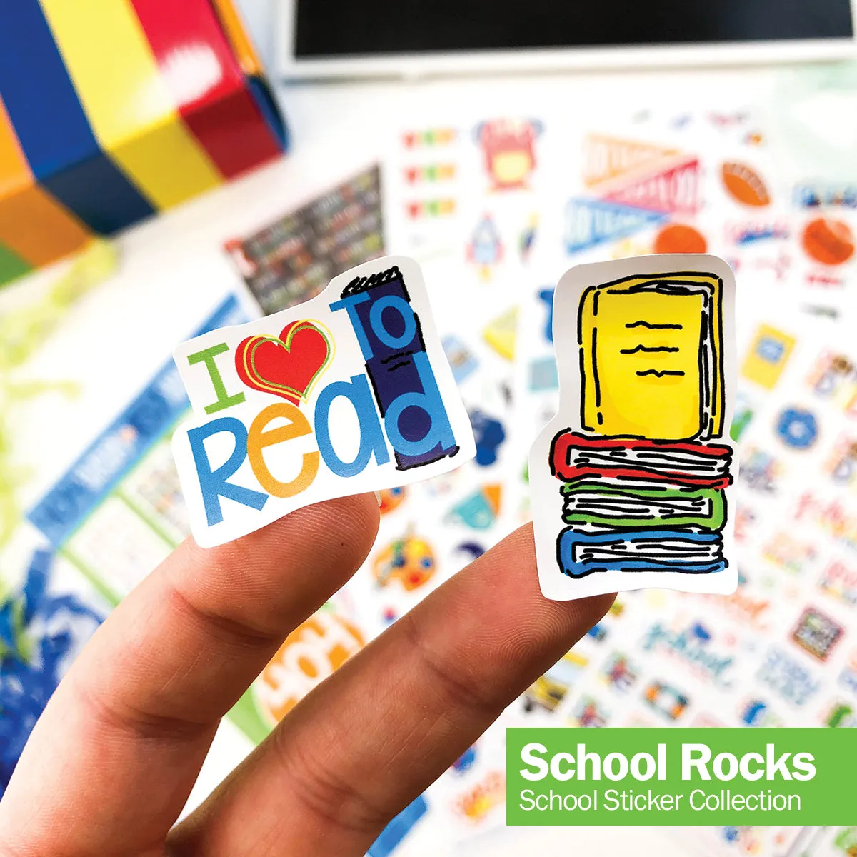 Mom Must-Have School Keepsake Kit | Class Keeper®   Photo Prop Deck   School Stickers