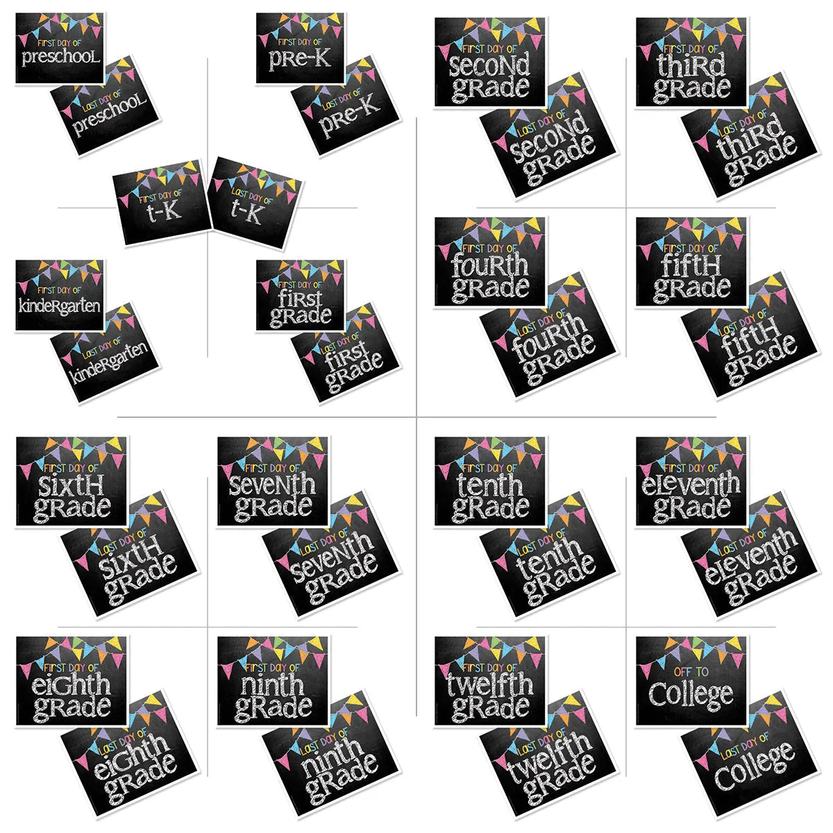 Mom Must-Have School Keepsake Kit | Class Keeper®   Photo Prop Deck   School Stickers