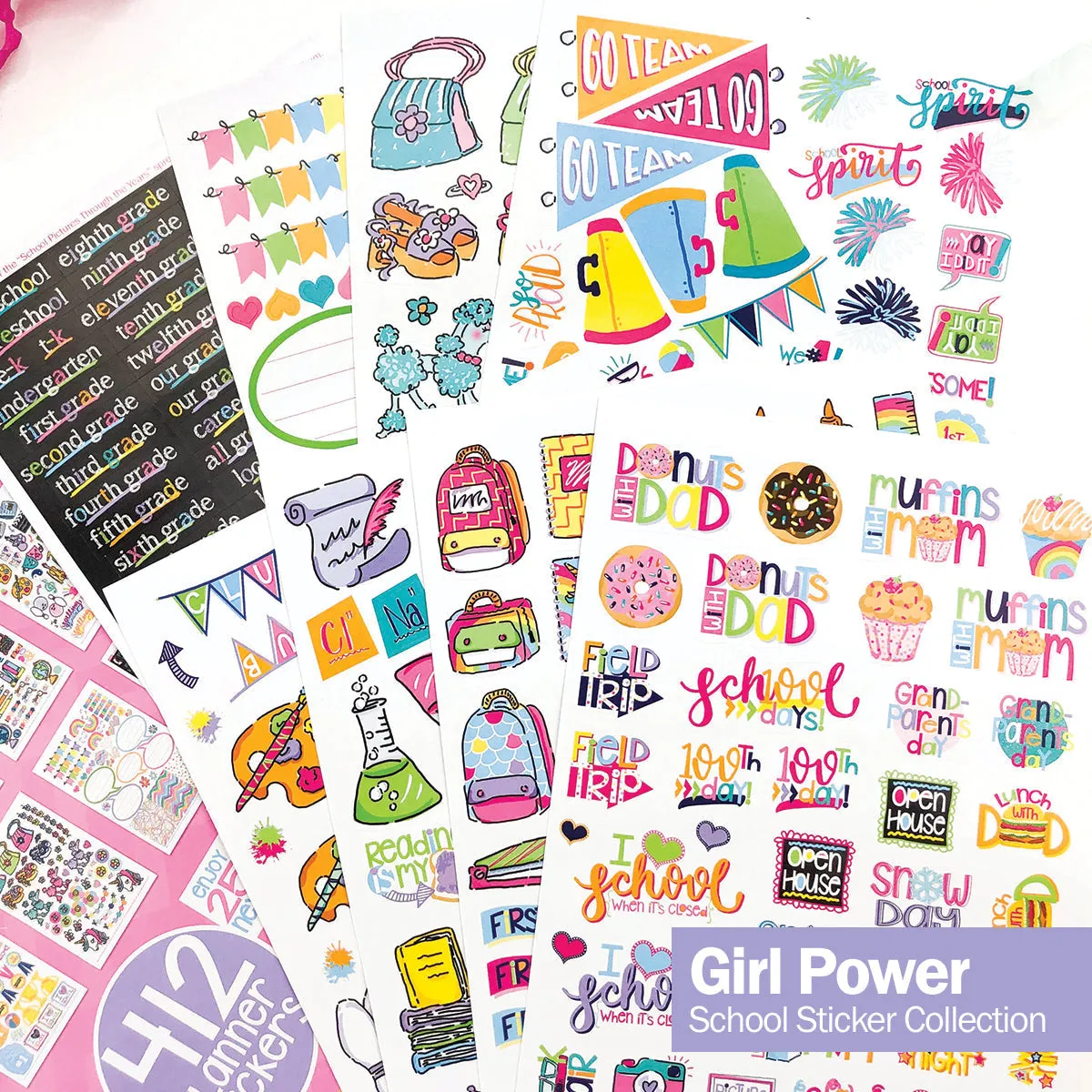 Mom Must-Have School Keepsake Kit | Class Keeper®   Photo Prop Deck   School Stickers