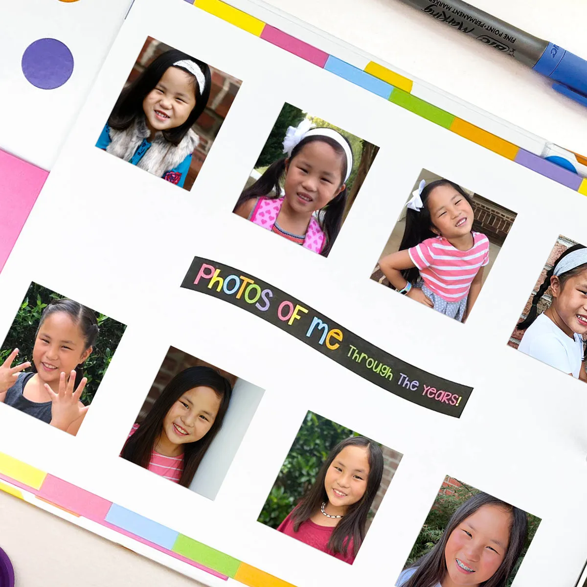 Mom Must-Have School Keepsake Kit | Class Keeper®   Photo Prop Deck   School Stickers