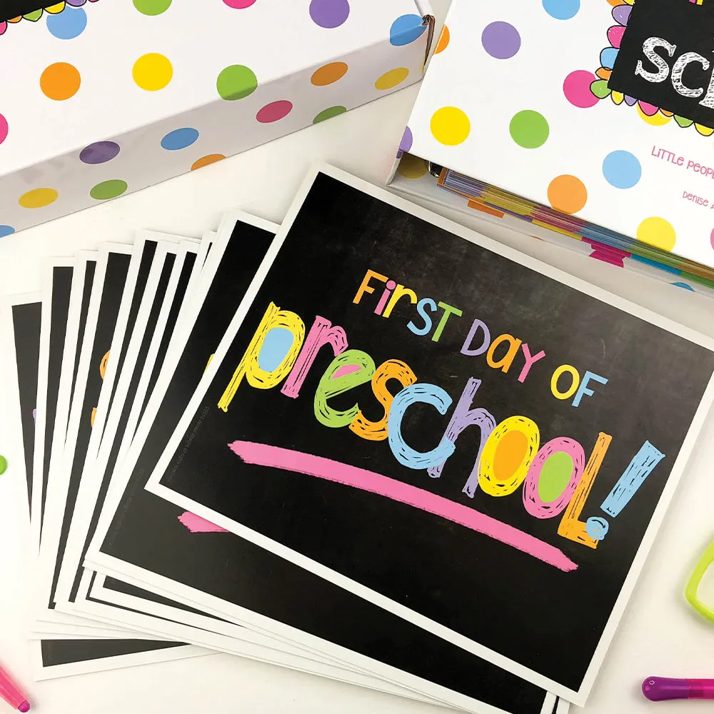 Mom Must-Have School Keepsake Kit | Class Keeper®   Photo Prop Deck   School Stickers