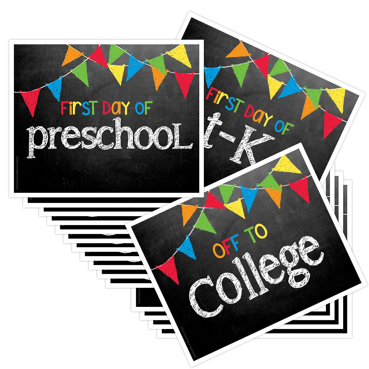 Mom Must-Have School Keepsake Kit | Class Keeper®   Photo Prop Deck   School Stickers