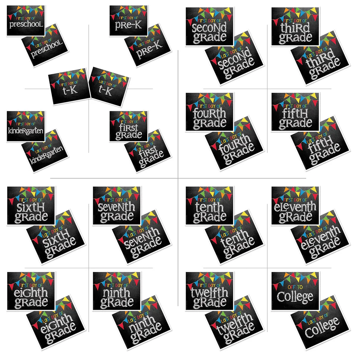 Mom Must-Have School Keepsake Kit | Class Keeper®   Photo Prop Deck   School Stickers