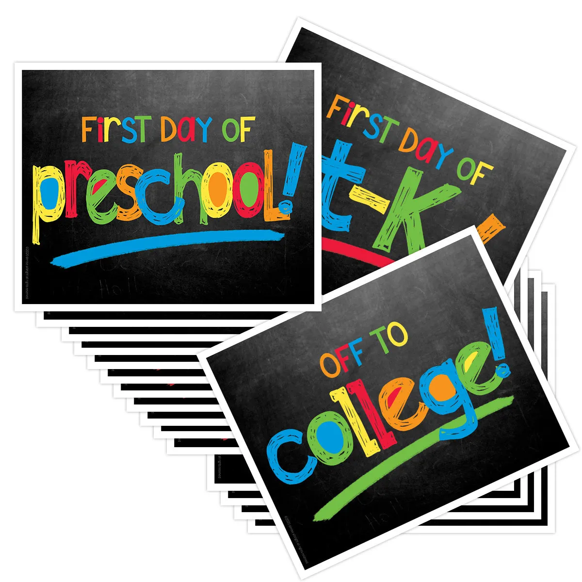 Mom Must-Have School Keepsake Kit | Class Keeper®   Photo Prop Deck   School Stickers