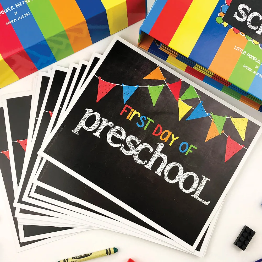 Mom Must-Have School Keepsake Kit | Class Keeper®   Photo Prop Deck   School Stickers