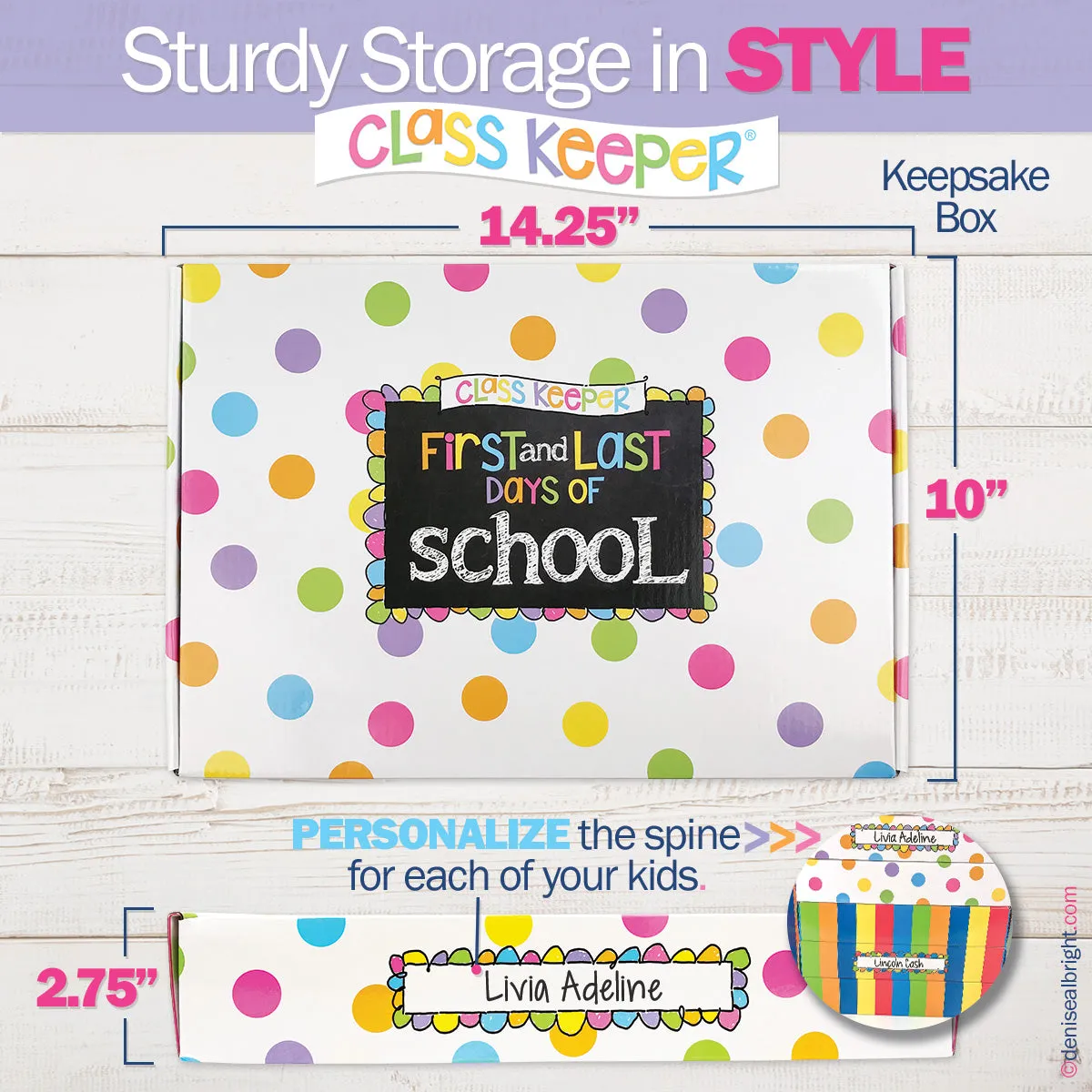 Mom Must-Have School Keepsake Kit | Class Keeper®   Photo Prop Deck   School Stickers