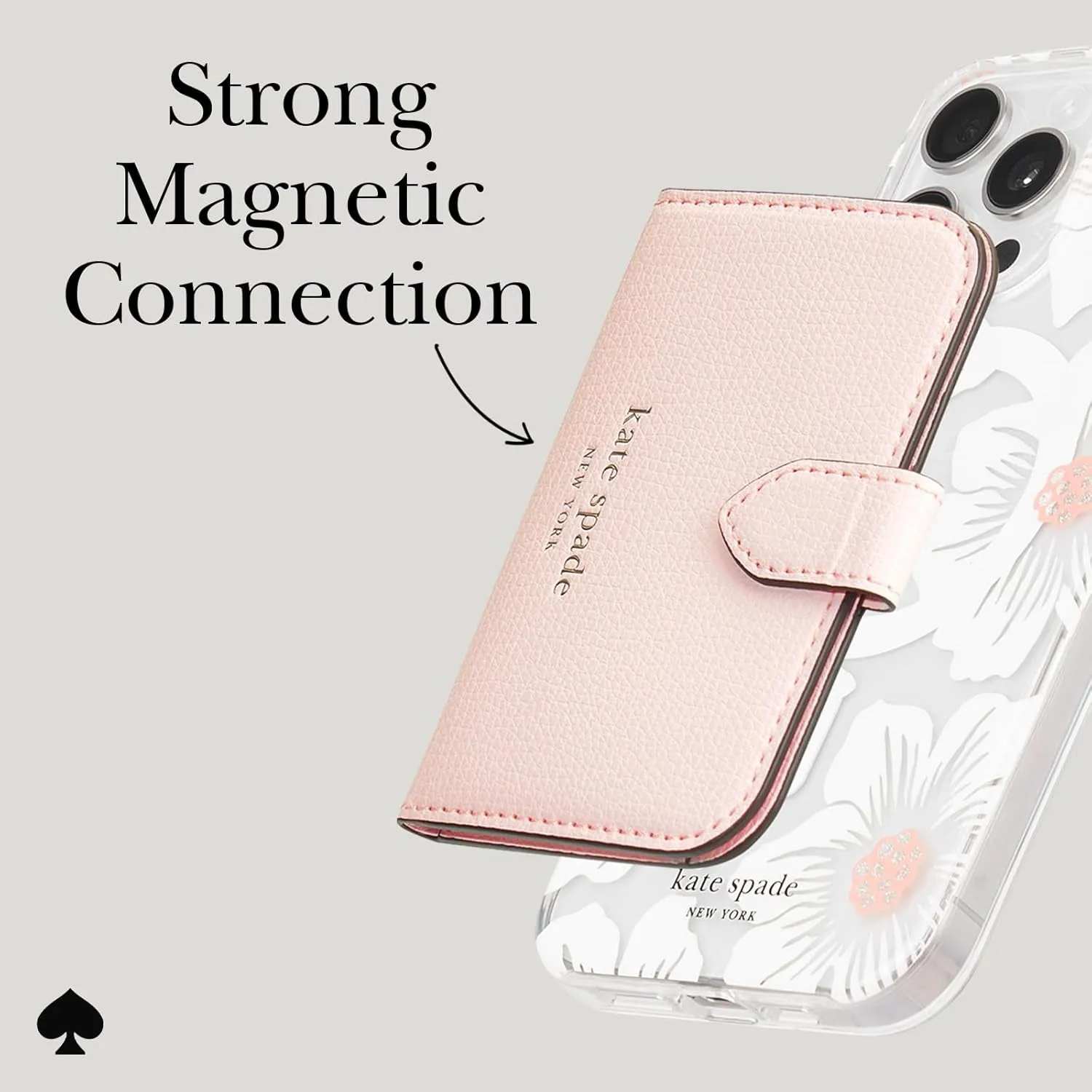 Morgan Magnetic Phone Wallet/Card Holder - Compatible with Magsafe Phones and Cases